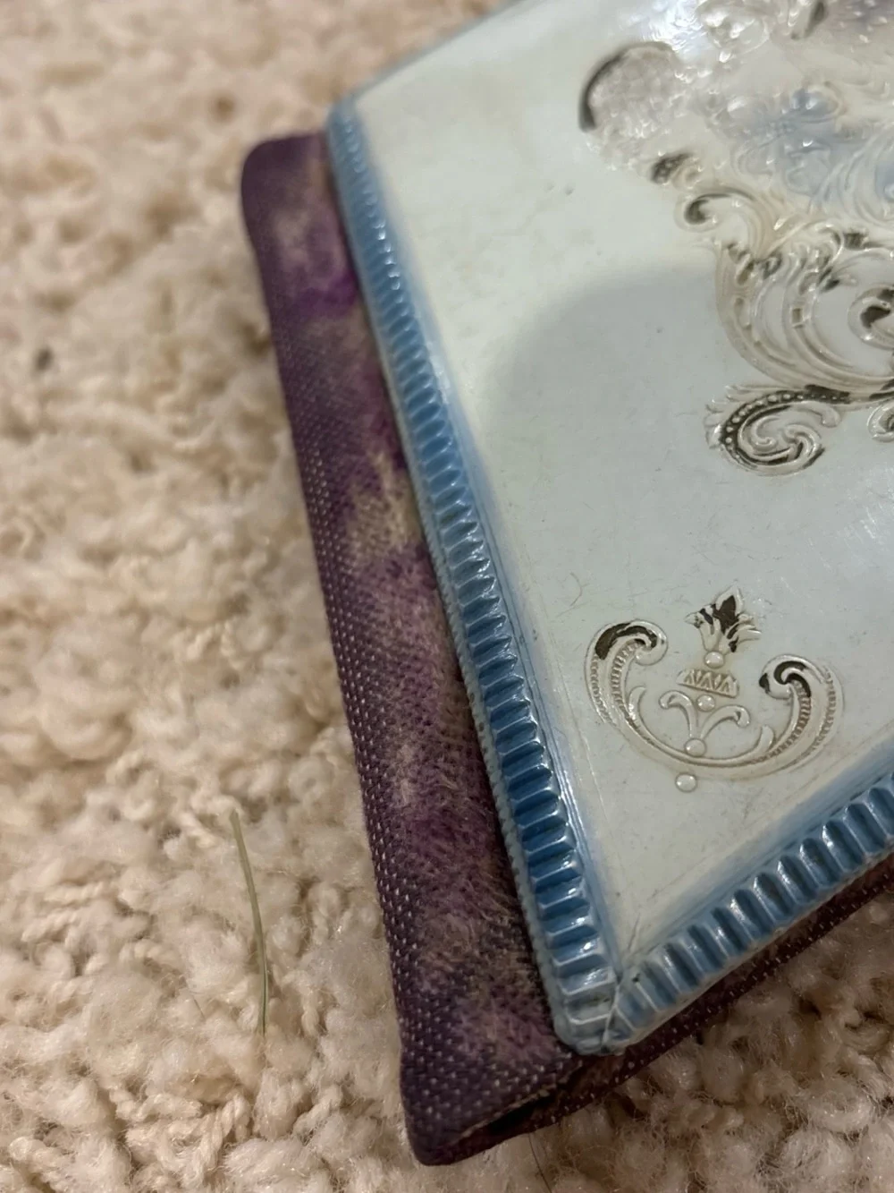 Antique Edwardian Autograph Album Notebook 1904-1908 Embossed Celluloid Cover